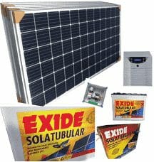 Solar Plant Package 3kva x 6 Panels