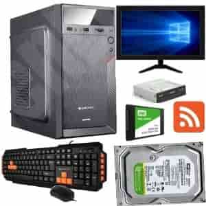 Intel Core I3 Desktop PC SSD CD HDD WIF MONITOR KB MOUSE