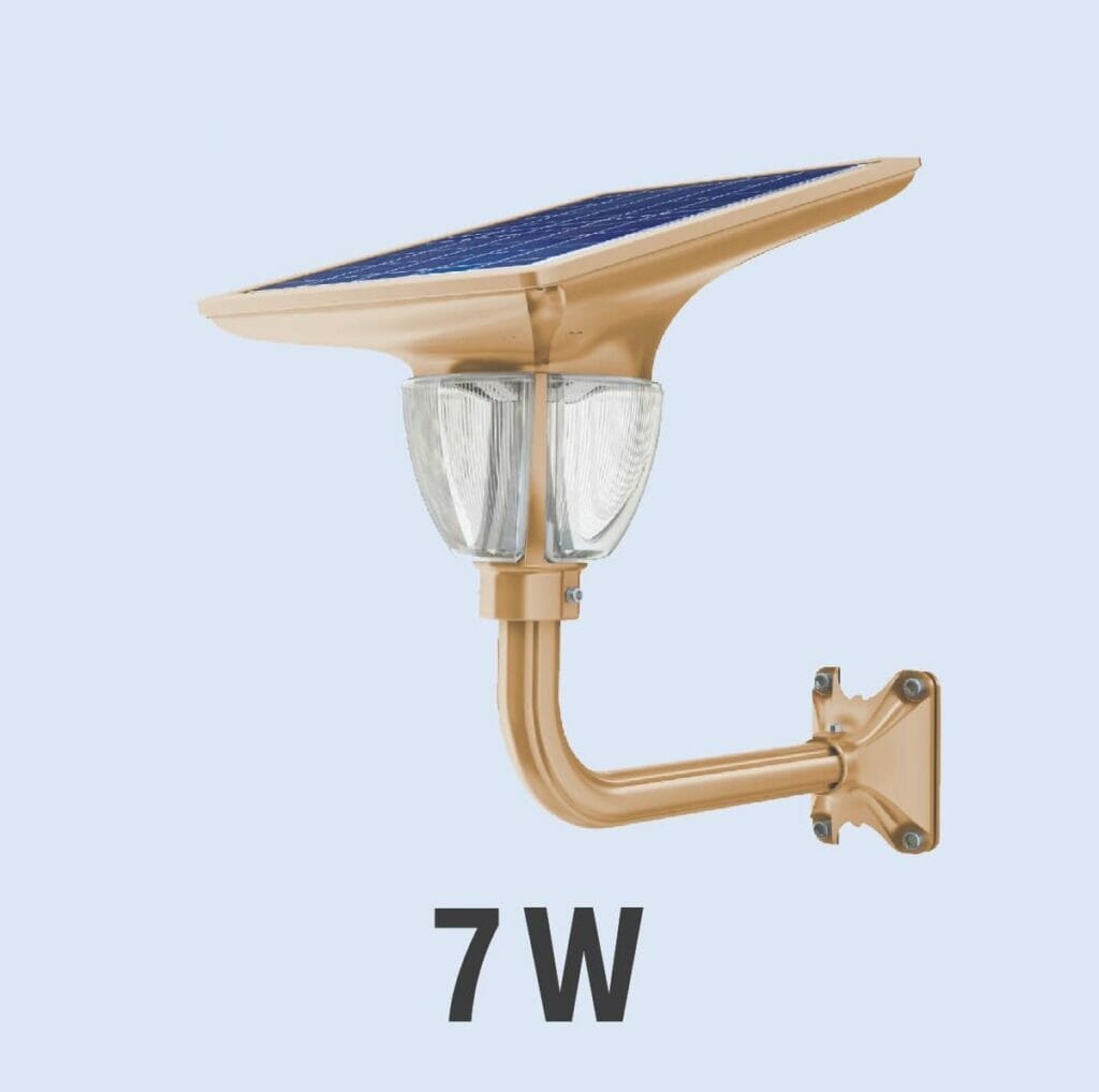 Solar Gate Lamp 7W