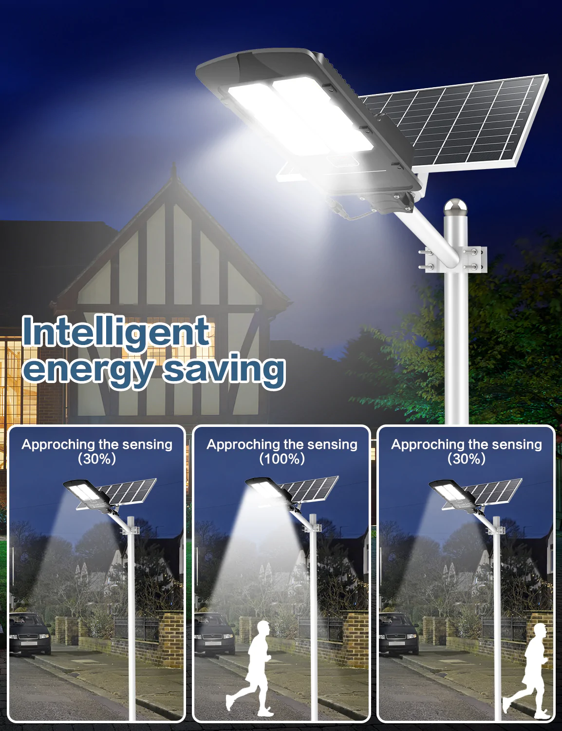 Solar Street Light with Motion Sensor